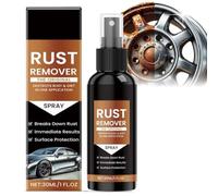 Multipurpose Rust Remover Spray for Metal, 30ml Iron Out Rust Stain Remover, Heavy Duty Rust Dissolver for Metal, Tools, Cars, Chains