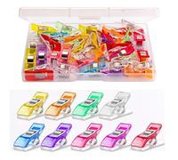 Multipurpose Sewing Clips 30 Pcs Premium Quilting Clips Assorted Colors Fabric Clips for Sewing Supplies Quilting Accessories Crafting Tools