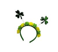Multipurpose Shamrock Headband Ergonomic Comfortable for Long Wear During Patricks Day Event Festivals and Parades Irish Clovers Comfortable Patrick Festival Shamrock Party Parades Cosplay Costume