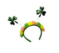 Multipurpose Shamrock Headband Ergonomic Comfortable for Long Wear During Patricks Day Event Festivals and Parades Irish Clovers Comfortable Patrick Festival Shamrock Party Parades Cosplay Costume