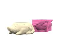 Multipurpose Silicone Alligators Mold Flowerpot Molds for Creating Pots and Pen Holders with Concrete Or Resin Shaped Silicone