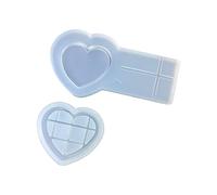 Multipurpose Silicone Mold Heart Shape Design Perfect for Creating Resin Art Soap and Decorative Gift Boxes Jewelry Tool