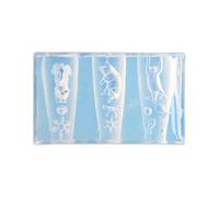 Multipurpose Silicone Nail Art for Cats Easy to Use and Remove Portable, Suitable for All Nail Shapes and Lengths