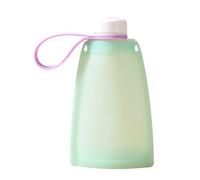 Multipurpose Silicone Storage Bag for Infant Feeding Dishwasher Safe and Space Saving Refillable Baby Food Storage Pouches Portable Silicone Food Bags