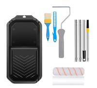 Multipurpose Small Paint Roller Set with Foam and Microfiber Designs Accessory for Craft and Professional Daily Use Wall Painting Tool