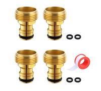 Multipurpose Stainless Steel 3/4Inch Male Thread Tap Adapters for Garden Hose Connectors and Watering Accessories Stainless Steel Hose Connectors