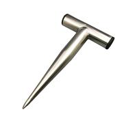 Multipurpose Stainless Steel Ground Piercer Tool with Comfortable Grip Suitable for Farmers and Garden Enthusiasts Resistant Planting Tool