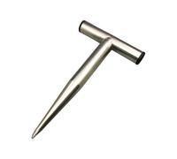 Multipurpose Stainless Steel Ground Piercer Tool with Comfortable Grip Suitable for Farmers and Garden Enthusiasts Resistant Planting Tool