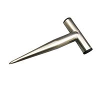 Multipurpose Stainless Steel Ground Piercer Tool with Comfortable Grip Suitable for Farmers and Garden Enthusiasts Resistant Planting Tool