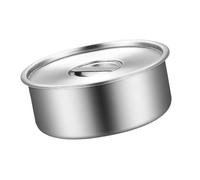 Multipurpose Stainless Steel Steaming Vessel with Comfortable Grip Perfect for Family Meals and Easy to Clean Homebrewed Blancmange Maker