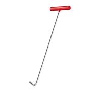 Multipurpose Stainless Steel Utility Hook with Ergonomic Grip Perfect for Opening Grates Door and Moving Heavy Items Expert Sewer Hook