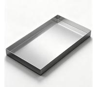 Multipurpose Stainless Steel Utility Tray, Rectangular Metal Drip Pan | Raised Rim, Reusable Catch Tray for Coffee Maker, Plant Pots, Tools, Washer, Refrigerator, Kitchen(70x60x5cm/28x24x2in)