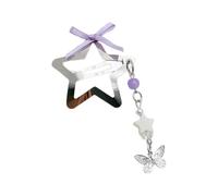 Multipurpose Star Bow Fringed Hair Clip Hairpins For Various Fashion Looks Fashionable Star Butterfly Fringed Charm Clip