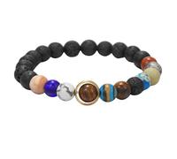 Multipurpose Starry Bead Galactics Sturdy Stone Wristband with Adjustable Fit Jewelry Accessory for All Ages
