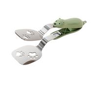 Multipurpose Steel Buffet Tongs - 24x6.5cm | Sturdy Kitchen Tool with Bear Shape Handle | Steel Serving Tongs for Roasts and BBQ Pasta | Buffet Tongs res