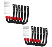 Multipurpose Steel Hooks 12 Pack Designed for Garages and Workshops Supports Up to 30KG Weight Each Hook Ladder Hooks for Garage