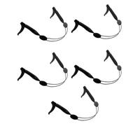 MultiPurpose Steel Reinforced Shades Strap Lightweight Eyeglass String Lanyard Retainer Unisex Eyewear String Holder Black