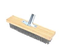 Multipurpose Steel Wire Deck Brush Head 30cm 50cm Heavy Duty Metallic Wire For Patios Grime And Garage Floor Stain Multipurpose Deck