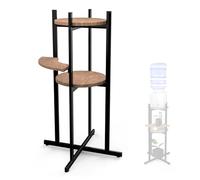 Multipurpose Storage Rack with Removable Trays for Water Dispenser Plant and Books Modern Designs Floor Standing Organizers Ideal for Water Dispenser Coffee Machine Storage Detachable Structure