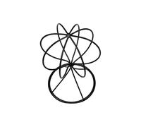 Multipurpose Sturdy Iron Hat and Wigs Display Stand with Stable Base Accessory for Household or Retail Use Countertop Hat Organizers