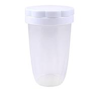 Multipurpose Sugar Flour Powdered Sugar Shaker Dust Sifter Plastic Material Powder Sugar Shakers with Lid for Baking Use Baking Tools Set Baking Accessories Baking Tools and Gadgets Storage Organizer