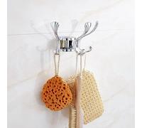 Multipurpose Swivel Wall Hook - Heavy Duty Rotating Metal Coat and Bathroom Modern Design Screw-in Mount Available in Bronze White and Charcoal