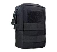 Multipurpose Tactical Molle Pouch Small Men Belt Waist Bag Utility for EDC Gadget Cell Phone Pack Bag Molle Blet Holster with Detachable Quick Release Strap Pocket for Outdoors Hunt Camp Travel Black