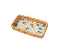 Multipurpose Traditional Handmade Rattan Tray Offer Stylish Storage Organizers For Home Parties And Restaurants Large Capacity Tray