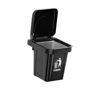 MultiPurpose Trash Can Shape Ashtray with Lid for Home Offices Hotel Durability Stainless Steel and ABS Designs Use Trash Can
