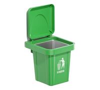 MultiPurpose Trash Can Shape Ashtray With Lid For Home Offices Hotel Durability Stainless Steel And ABS Designs Space Saving Designs