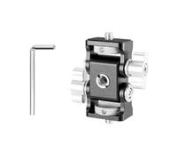 Multipurpose Two Head Camera Mount With 1/4” And 3/8” Base Connection Provides Flexible Positioning For Creative Content Creation Snail Gimbals