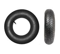 Multipurpose Tyres 4.00-8 Tyre & Tube Sack Barrow Wheels Trailers, wheelbarrows, Karts, Sack Truck Wheels, Lawn Movers, Hand Trucks (1X Set of 4.00-8 2PR Tyre & Inner Tube)