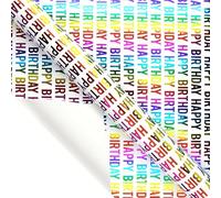 Multipurpose Vibranting Birthday Party Wrapping Paper Set Unique Designs Small Rolls For Presents Craft Supplies Birthday Wrapping Paper