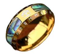 Multipurpose Vikinged Yggdras Men ' s Rings with Celticed Knot Designs Punk Styles Vintage Decoration Daily Use Antique Finish Rings