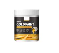 Multipurpose Water-Based Flash Gold Paint for Wood, Metal & Crafts - Metallic Gold Acrylic Paint with Brilliant Finish, Liquid Gold Leaf Paint for Furniture, Decor & DIY Projects (300g)