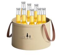 Multipurpose Water Bucket - 10L Portable Basin, Heavy Duty Foldable Sink Multipurpose Flexible Container with Reinforced Handle | Anti Outdoor Water Holder