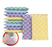 Multipurpose Wire Ragons | Reusable Absorbent Double Sided Sponge Scourers for Table Restaurant