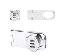 Multipurpose Without Bifold Door Combination Twist Knob Hasp Latches for Cabinet and Closet Double Door Cabinet Passwords