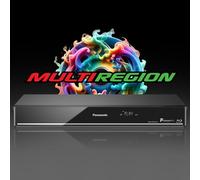 MULTIREGION 500GB Blu-ray and Freeview Play Hard Disc Recorder Compatible with Panasonic DMR-PWT550EB All Zone Code Free Blu-Ray Regions A, B & C DVD Regions 1-8 - DMR-PWT550