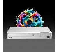MULTIREGION Blu-ray Player Compatible with Panasonic DMP-BD84EB-S 2D - LAN (No WiFi) for DVD Regions 1-8 - Blu-ray Region B - DMP-BD84 Matt Silver