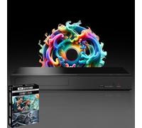 MULTIREGION Blu-ray Player Compatible with Panasonic DP-UB150 MultiRegion for DVD Blu-ray Region B - DVD Regions 1-8 - Bundle Including FREE JW 4K UHD Disc