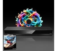 MULTIREGION Blu-ray Player Compatible with Panasonic DP-UB820 MultiRegion Blu-ray Region A, B & C - DVD Regions 1-8 - Bundle Including Spl. Home. 4K UHD Disc