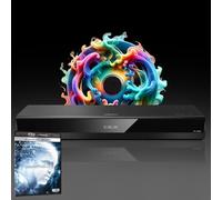 MULTIREGION Blu-ray Player Compatible with Panasonic DP-UB820 MultiRegion Blu-ray Region A, B & C - DVD Regions 1-8 - Bundle Including Prom. 4K UHD Disc