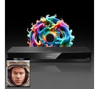 MULTIREGION Blu-ray Player Compatible with Panasonic DP-UB820 MultiRegion Blu-ray Region A, B & C - DVD Regions 1-8 - Bundle Including The Mar. 4K UHD Disc