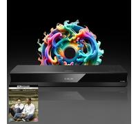 MULTIREGION Blu-ray Player Compatible with Panasonic DP-UB820 MultiRegion Blu-ray Region A, B & C - DVD Regions 1-8 - Bundle Including The Shaw. Red. 4K UHD Disc
