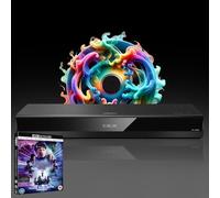 MULTIREGION Blu-ray Player Compatible with Panasonic DP-UB820 MultiRegion Blu-ray Region A, B & C - DVD Regions 1-8 - Bundle Including Read Play 1 4K UHD Disc