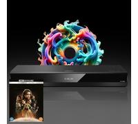 MULTIREGION Blu-ray Player Compatible with Panasonic DP-UB820 MultiRegion Blu-ray Region A, B & C - DVD Regions 1-8 - Bundle Including Dun. 4K UHD Disc