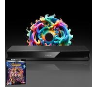 MULTIREGION Blu-ray Player Compatible with Panasonic DP-UB820 MultiRegion for DVD Blu-ray Region B - DVD Regions 1-8 - Bundle Including Aveng3rs Infinity War 4K UHD Disc