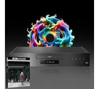 MULTIREGION Blu-ray Player Compatible with Panasonic DP-UB9000 MultiRegion Blu-ray Region A, B & C - DVD Regions 1-8 - Bundle Including 5ch. Lis. 25th Anniversary 4K UHD Disc
