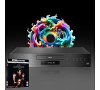 MULTIREGION Blu-ray Player Compatible with Panasonic DP-UB9000 MultiRegion Blu-ray Region A, B & C - DVD Regions 1-8 - Bundle Including Cas. 4K UHD Disc